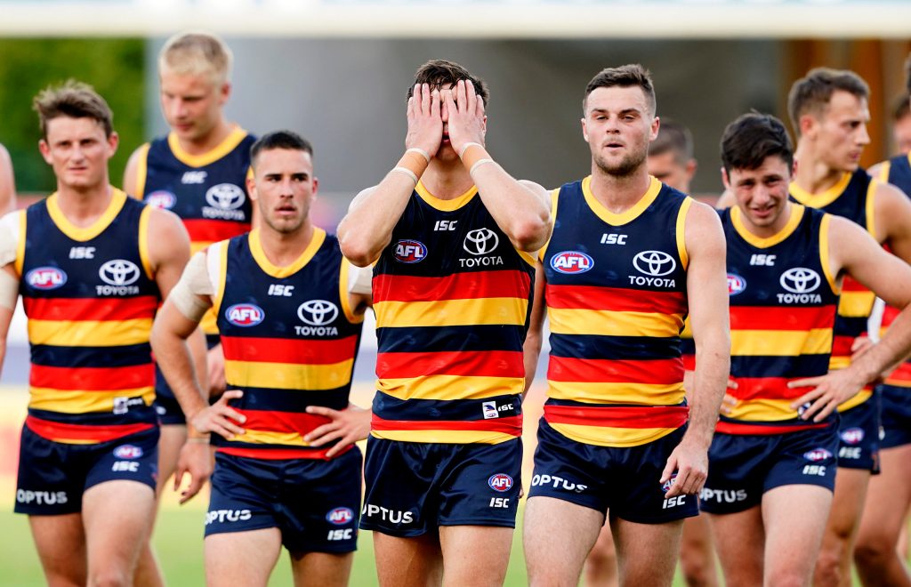This more or less sums up how supporters feel about the next ten years. Photo: Dave Hunt / AAP