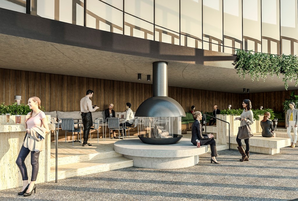 An artist's impression of SkyCity's rooftop Sol Bar and Restaurant.
