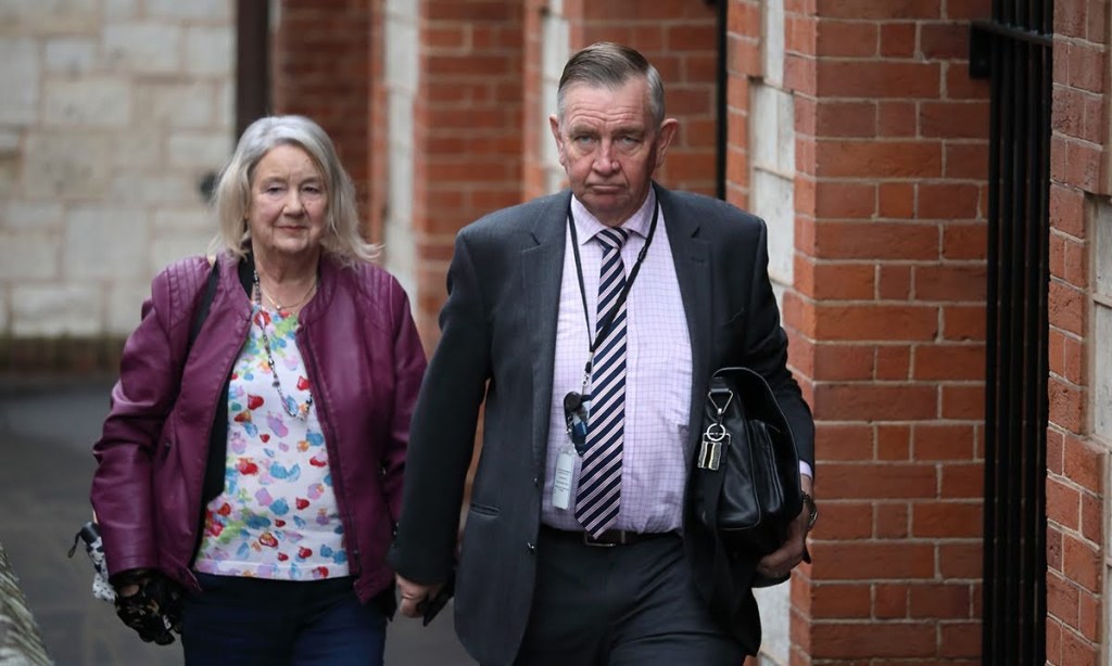 John Dawkins arriving at parliament with wife Sheila earlier this year. Photo: Tony Lewis / InDaily
