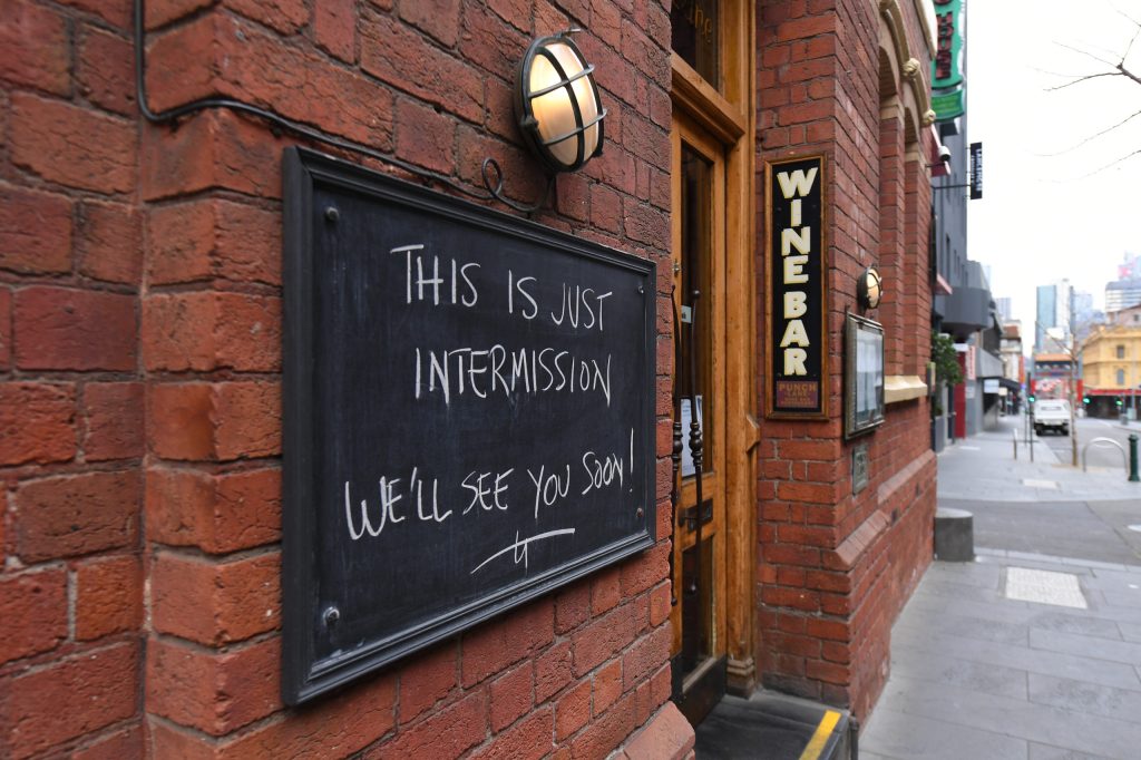 Melbourne's hard lockdown has kicked in. Photo: AAP/James Ross