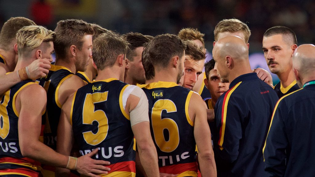 Rookie coach Matthew Nicks has fielded a young team this year. Photo: Michael Errey/InDaily