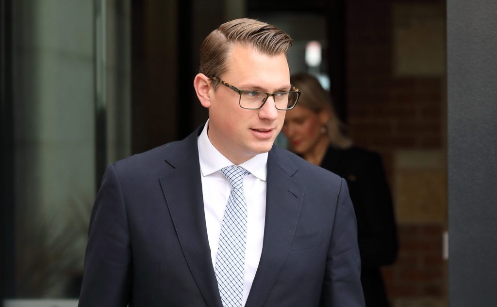 Stephan Knoll could face a high-profile Labor opponent in his Schubert electorate. Photo: Tony Lewis / InDaily
