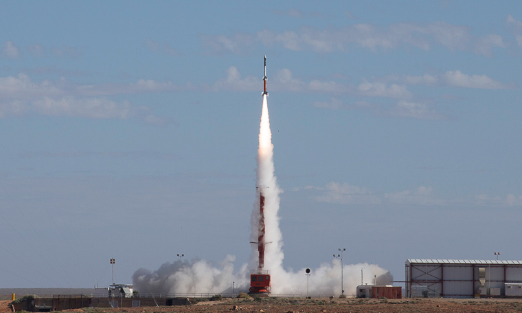 HIFiRE 5b rocket launches successfully at the Woomera Test Range in South Australia on May 18, 2016.