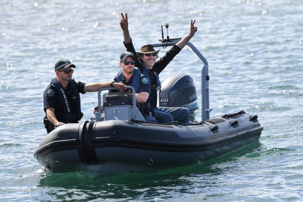 Thumbnail for Missing boaties rescued: “I knew I would see them again”
