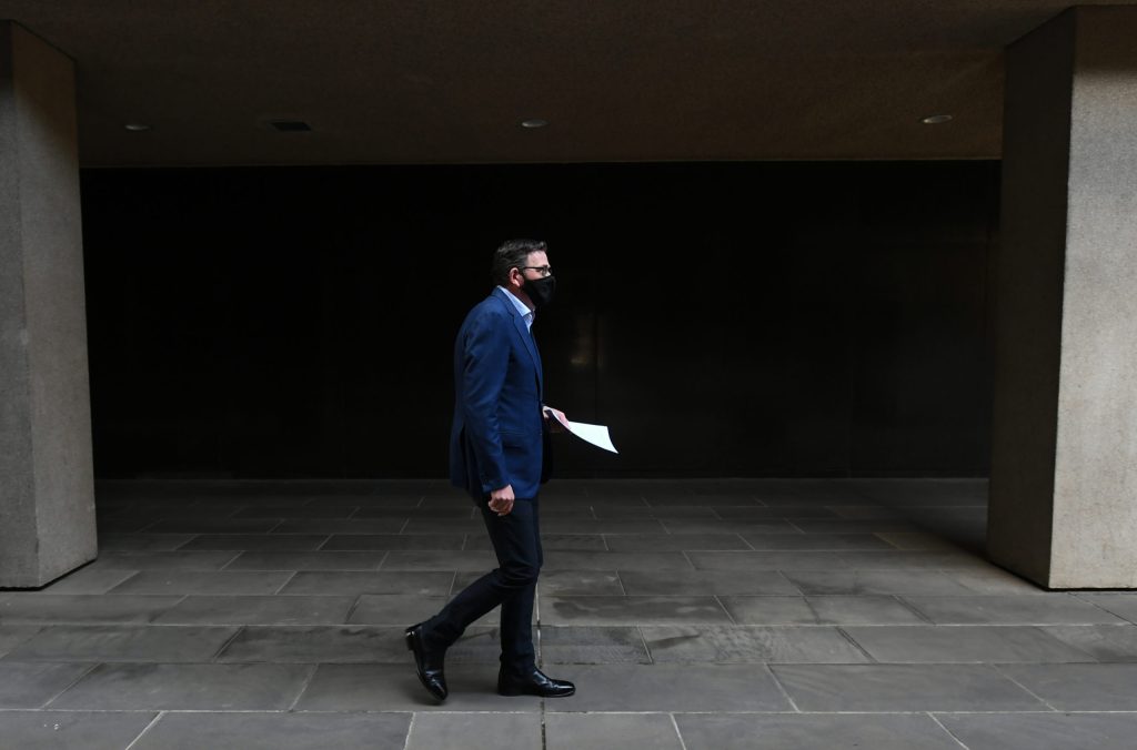 Victorian Premier Daniel Andrews has relaxed some COVID-19 restrictions. Photo: AAP Image/Erik Anderson