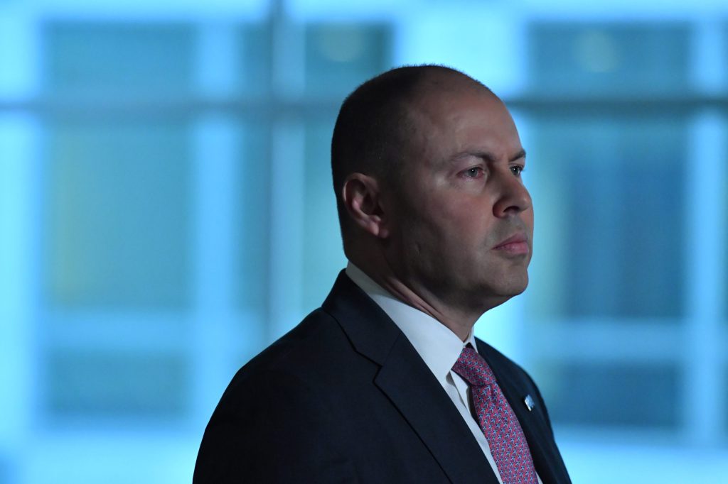 Treasurer Josh Frydenberg. Photo: AAP/Mick Tsikas