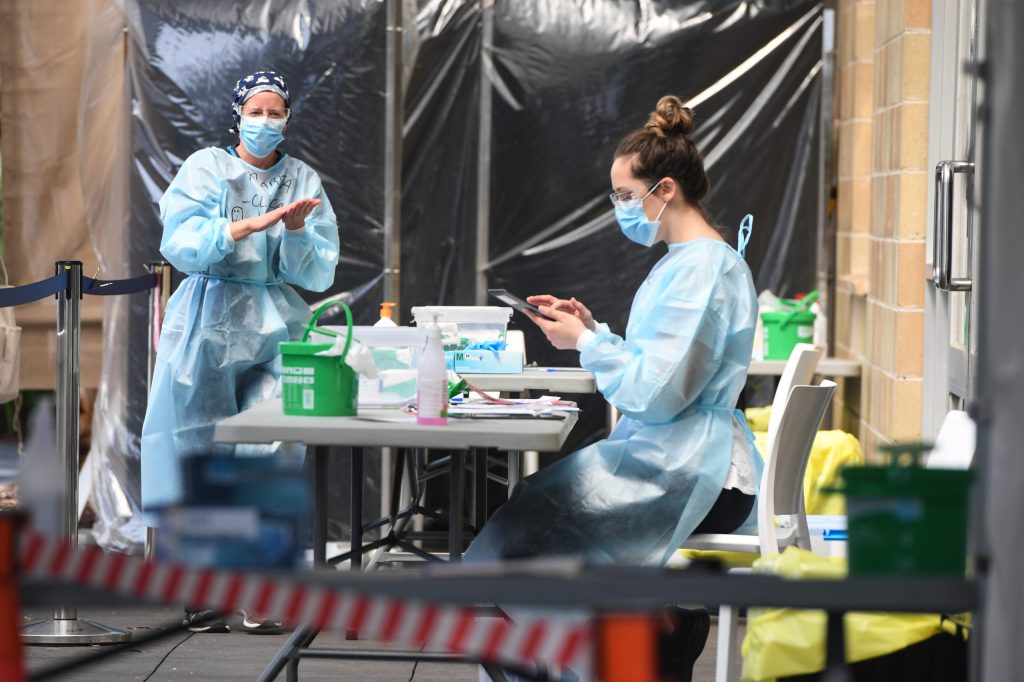 Thumbnail for Melbourne suburbs on alert over virus cluster