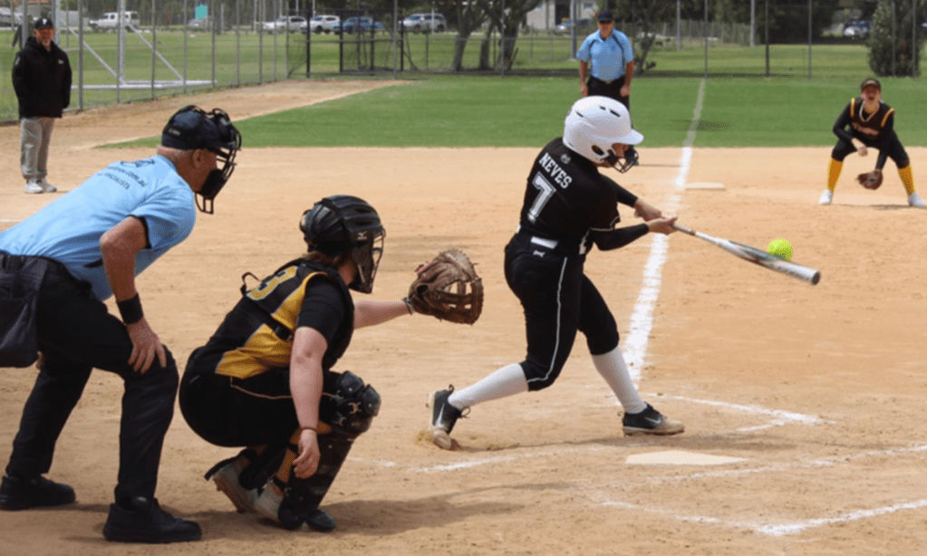 Seacombe and Port Adelaide battling it out in A Grade Softball. Photo: Robert Laidlaw