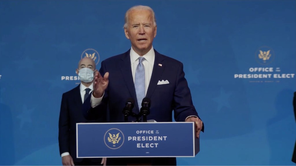 Thumbnail for ‘America is back, ready to lead’: Biden
