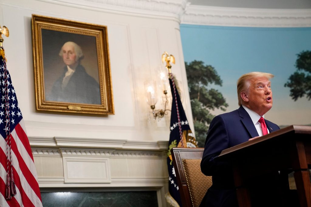 Thumbnail for Trump says he’s prepared to leave White House, but hints at things to come