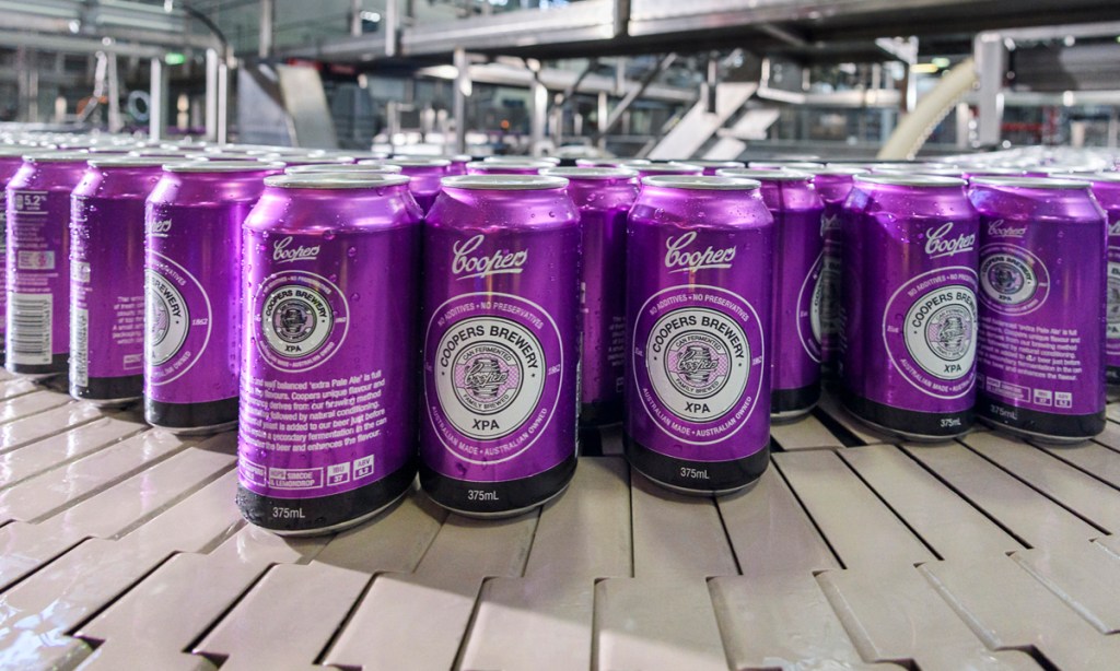 Releasing Coopers XPA in cans in August 2019 has helped drive sales. Picture: Tom Roschi