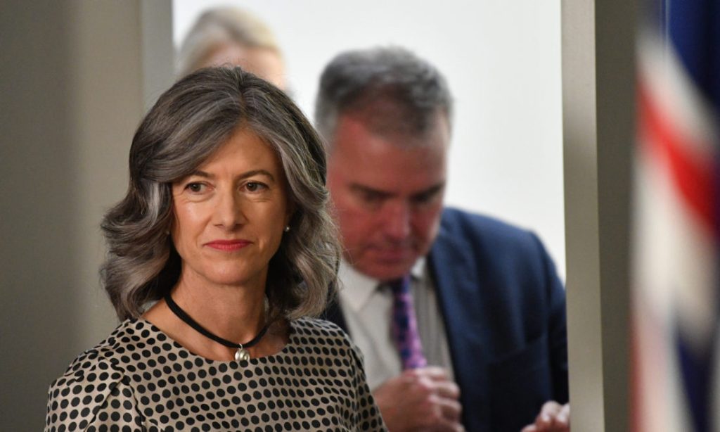 Chief Public Health Officer Nicola Spurrier and Health Minister Stephen Wade are urging South Australians to be COVID-safe this Christmas (AAP Image/David Mariuz).