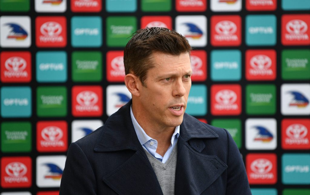 Outgoing Crows CEO Andrew Fagan. Photo: David Mariuz / AAP