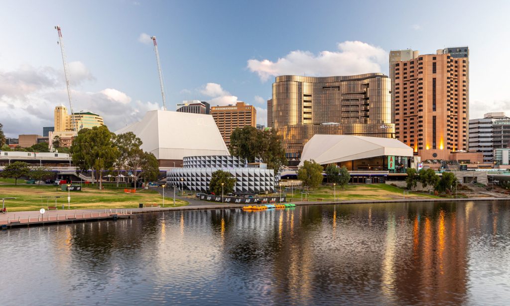 The new Summerhouse in Elder Park will be the "beating heart" of the Adelaide Festival which launched today. (Photo: Andrew Beveridge/supplied)