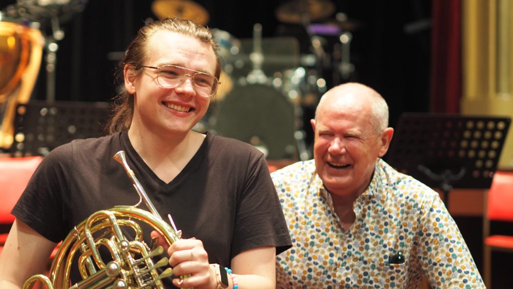 Abigail Sutherland with Sam Harvey: “It’s infectious isn’t it? Her enthusiasm is just infectious."