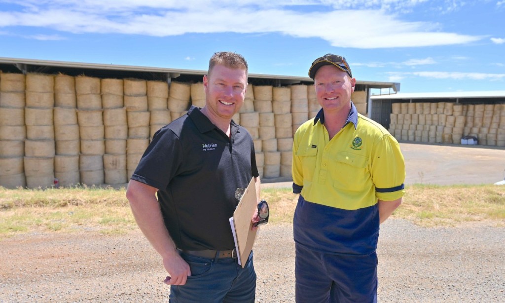 Aaron and Lachlan Nitschke at Belvidere Ridge Chaff. Photo: Belinda Willis