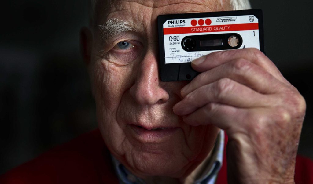 Dutch engineer Lou Ottens invented the audio cassette in 1963. Photo: EPA/JERRY LAMPEN