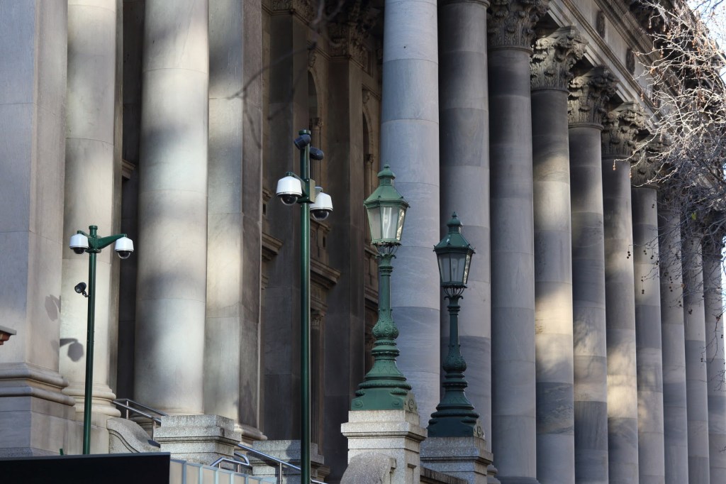 Thumbnail for Arrest after car rammed into Parliament House door