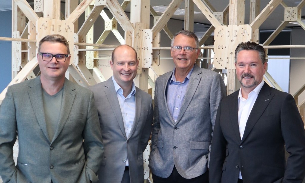 The faces of Innovyz's leadership team (L-R) Brett Jackson, Tom Kenyon, Derrick Lobban, and Stuart Douglas.