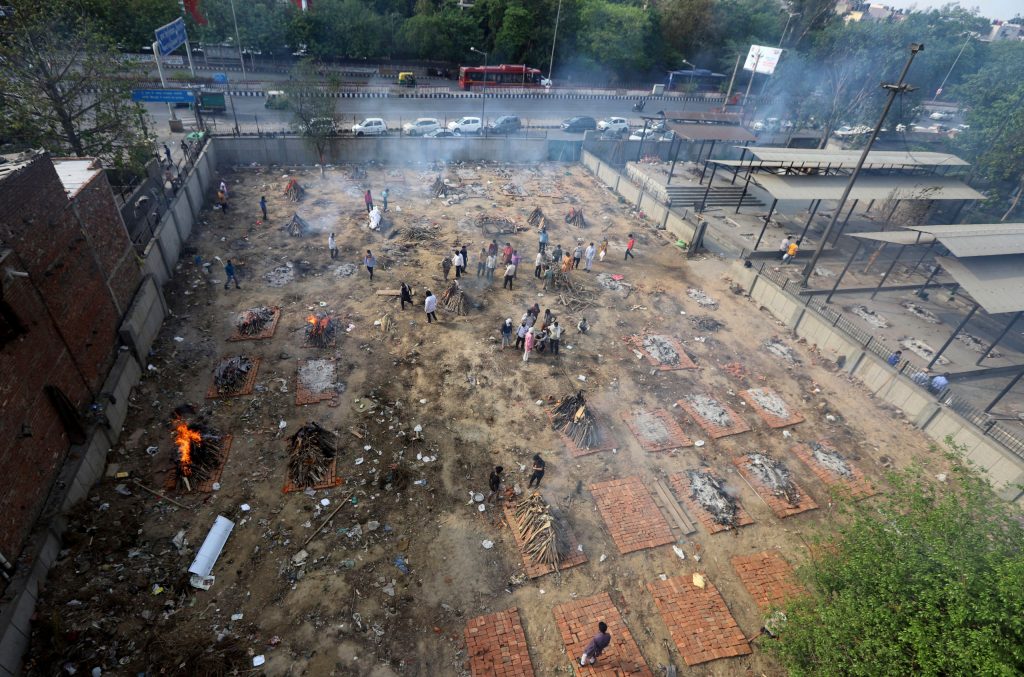 Thumbnail for Hospitals run out of oxygen amid India virus surge