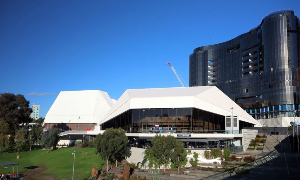 Unions and workers say the Adelaide Festival Centre wants to privatise the BASS ticketing agency. Photo: Tony Lewis/InDaily 
