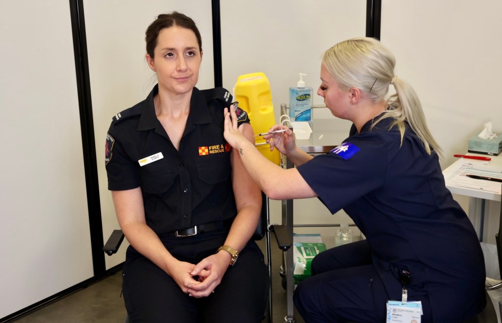 Thumbnail for SA’s first booking-only COVID vaccination hub opens