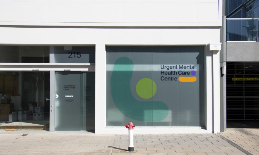 The Urgent Mental Health Care Centre on Grenfell Street. Photo: Angela Skujins/CityMag 