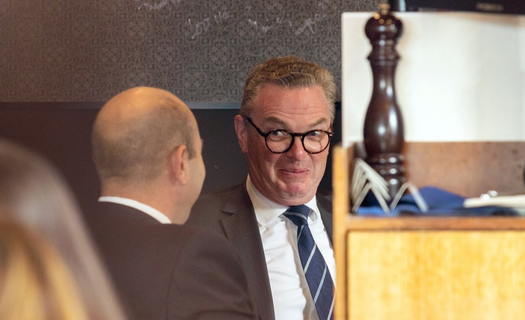 Thumbnail for Pyne dining for Liberal exiles