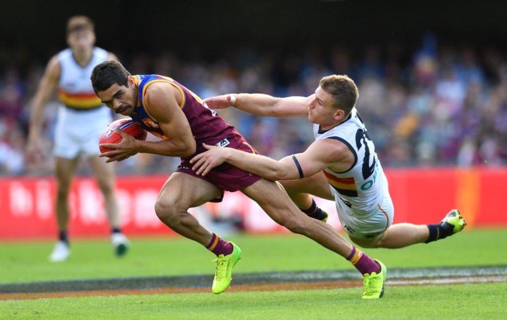 Ticket sales have ben put on hold for the Crows/Lions match scheduled to be played at Adelaide Oval on Saturday. Picture: Darren England/AAP