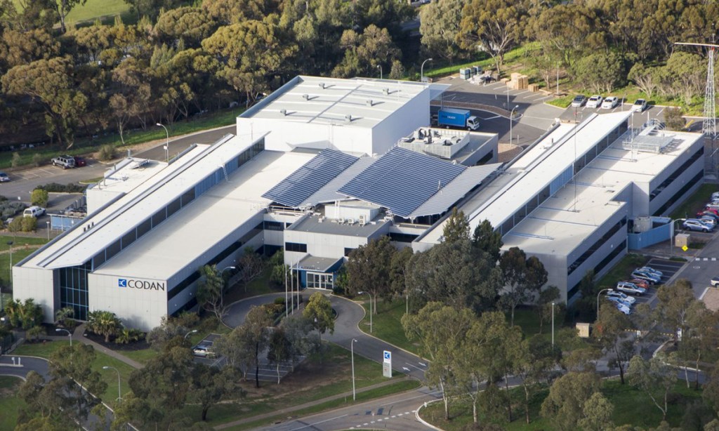 Codan's Mawson Lakes headquarters. Picture: Supplied