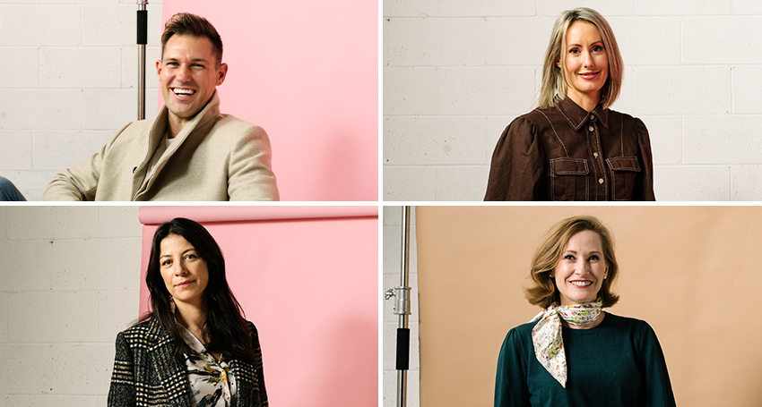 From Left to Right: Adam Grocke, Alice Fitch, Anna Pak Poy, Bec Hardy. Photo: Morgan Sette.