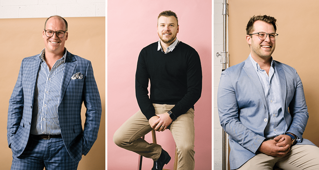 From left to right: Simon White, Stephen Moss, Tom Welsby. Photos: Morgan Sette.