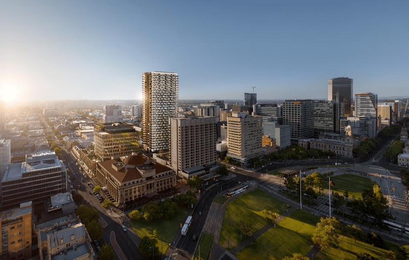 A render of the "Market Square" development. Image: ICD Property