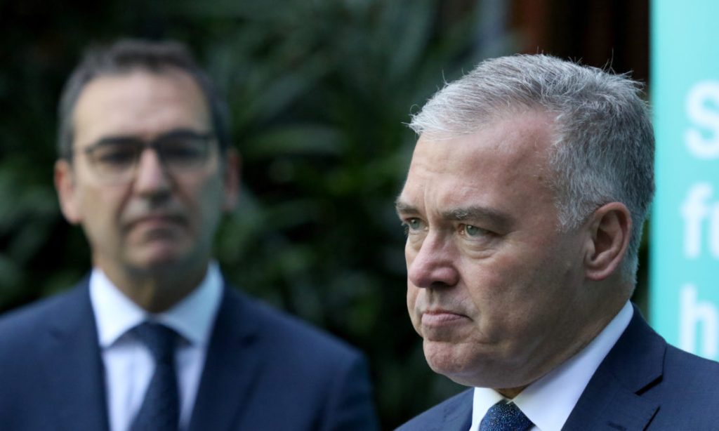 South Australian Health Minister Stephen Wade has announced $20 million in budget funding to boost elective surgery volumes. Picture: Kelly Barnes/AAP
