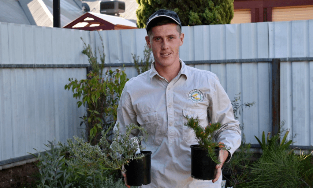 Thumbnail for Young bloke’s zest for gardening blooms into a successful business