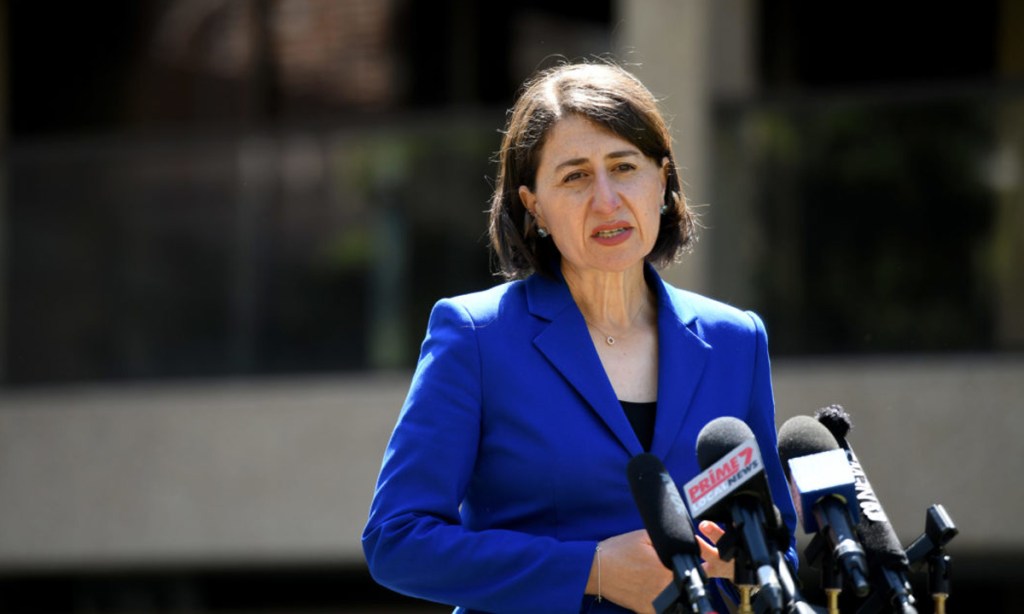 NSW Premier Gladys Berejiklian says today's figure of 38 new COVID-19 cases in Sydney is too high. Picture: Bianca De Marchi/AAP
