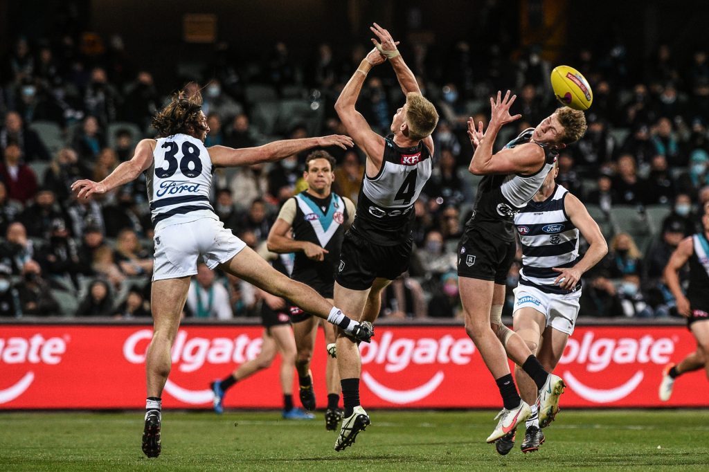 Port generally showed better skills than displayed here. Photo: Michael Errey / InDaily