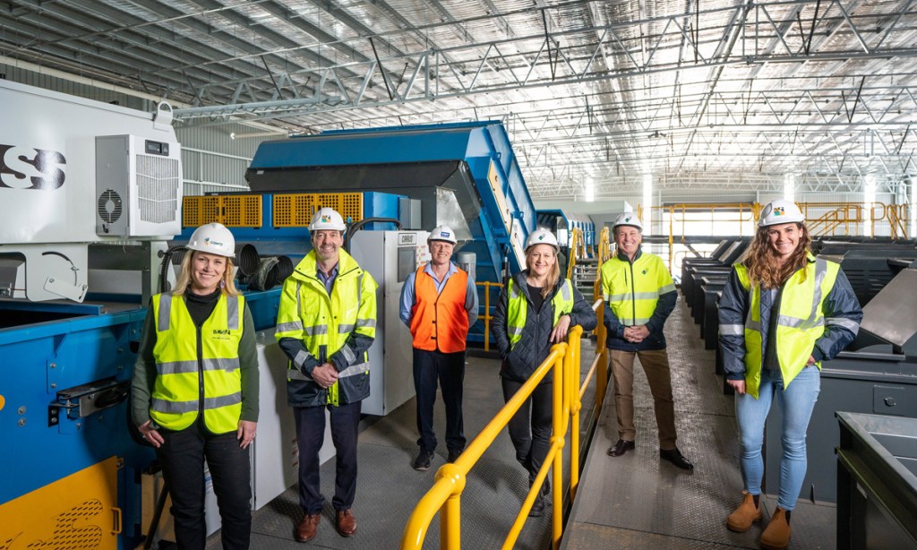 Visy Recycling will operate the new $23.2 million Central Adelaide Waste and Recycling Authority’s new material recovery facility at Kilburn. Picture: James Knowler.