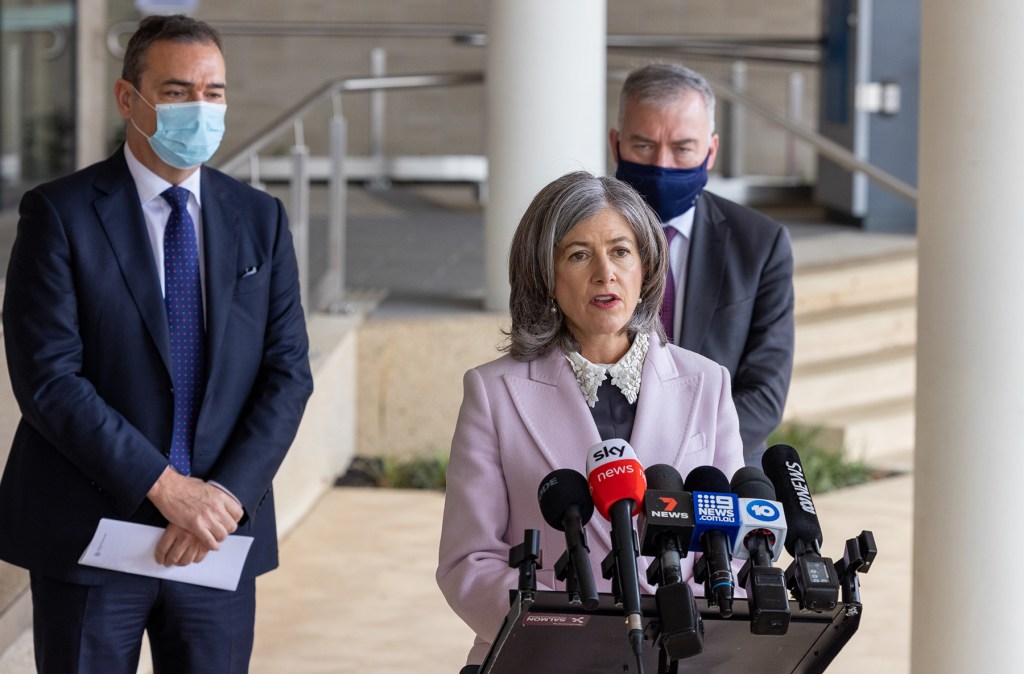 Chief public health officer Professor Nicola Spurrier.
Photo: Tony Lewis/InDaily