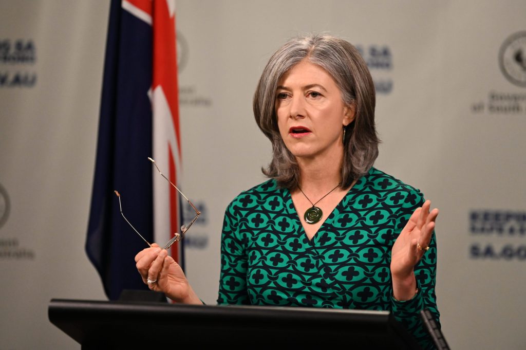 Chief Public Health Officer Nicola Spurrier. File Photo: Naomi Jellicoe / pool / AAP