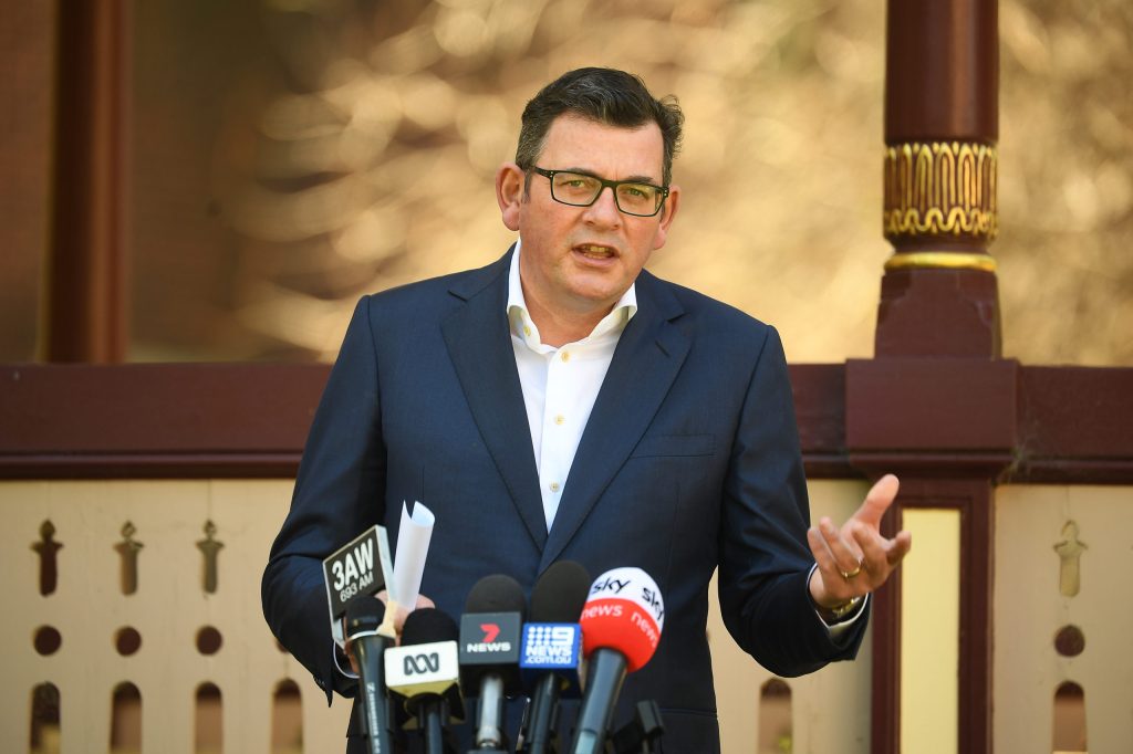 Victorian Premier Daniel Andrews (AAP Image/James Ross)