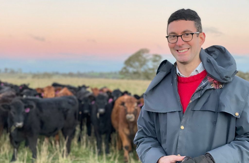 Dan Cregan in his Kavel electorate.