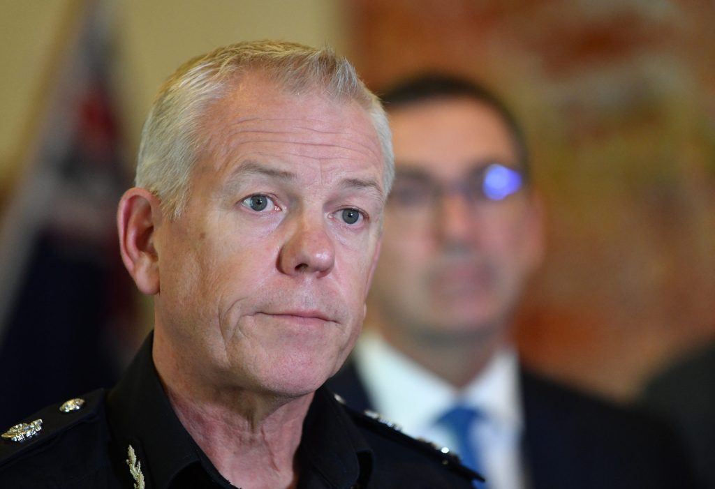 Police Commissioner and state emergency coordinator Grant Stevens. Photo: David Mariuz/AAP