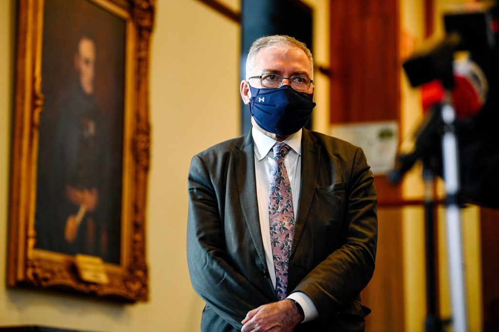 Health Minister Stephen Wade. Photo: Morgan Sette/AAP