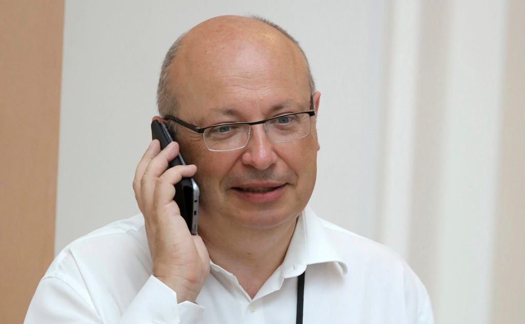 French Ambassador ito Australia Jean-Pierre Thebault. Photo: Ludovic Marin/Pool via AP