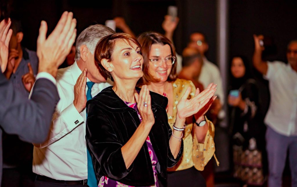 Adriana Christopoulos, pictured with Liberal senator Anne Ruston in 2019. Photo: 
Pakistani Australian Association of South Australia / Facebook