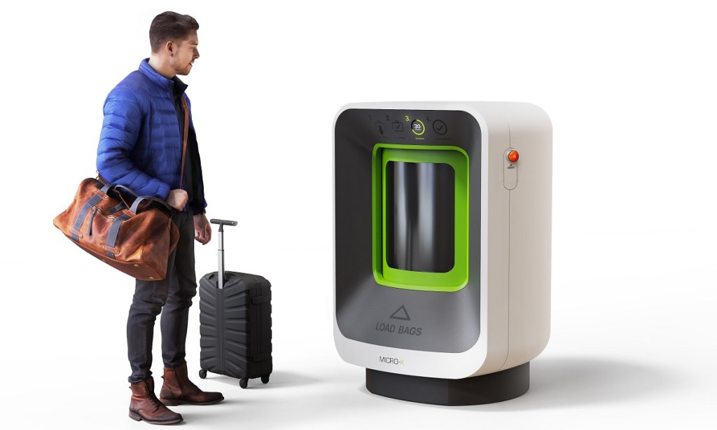 An early concept image of the Micro-X self scanner, which is being integrated into a one-stop self-screening portal. Picture: Micro-X