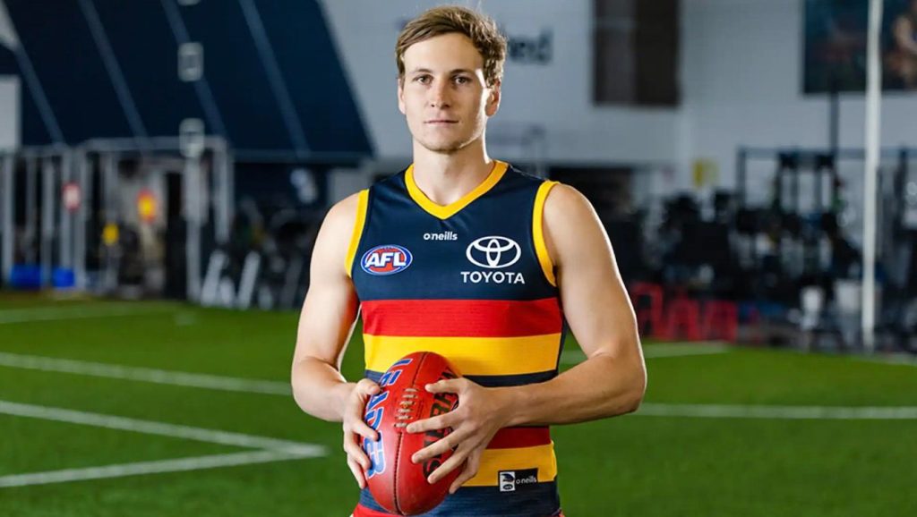 Jordan Dawson: not a former GWS/Geelong ruckman. Photo: Adelaide Football Club