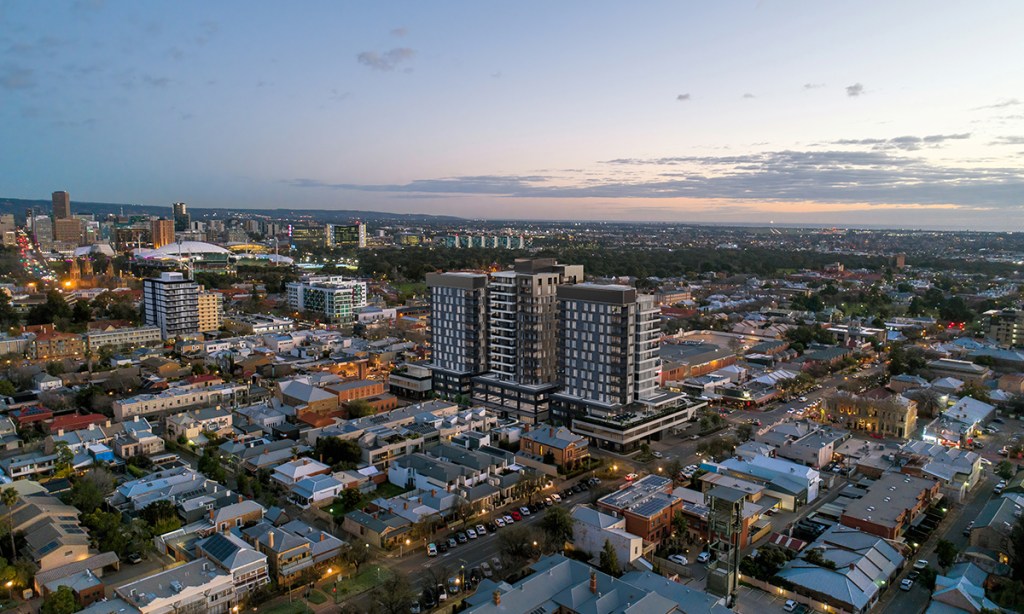 A render of the Eighty Eight O'Connell development. Image: Commercial & General 