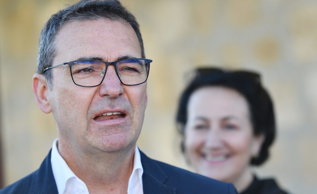Former A-G Chris Sumner says Premier Steven Marshall (pictured on Kangaroo Island last year) should have taken oversight of a potential conflict of interest by his deputy Vickie Chapman. Photo: David Mariuz / AAP